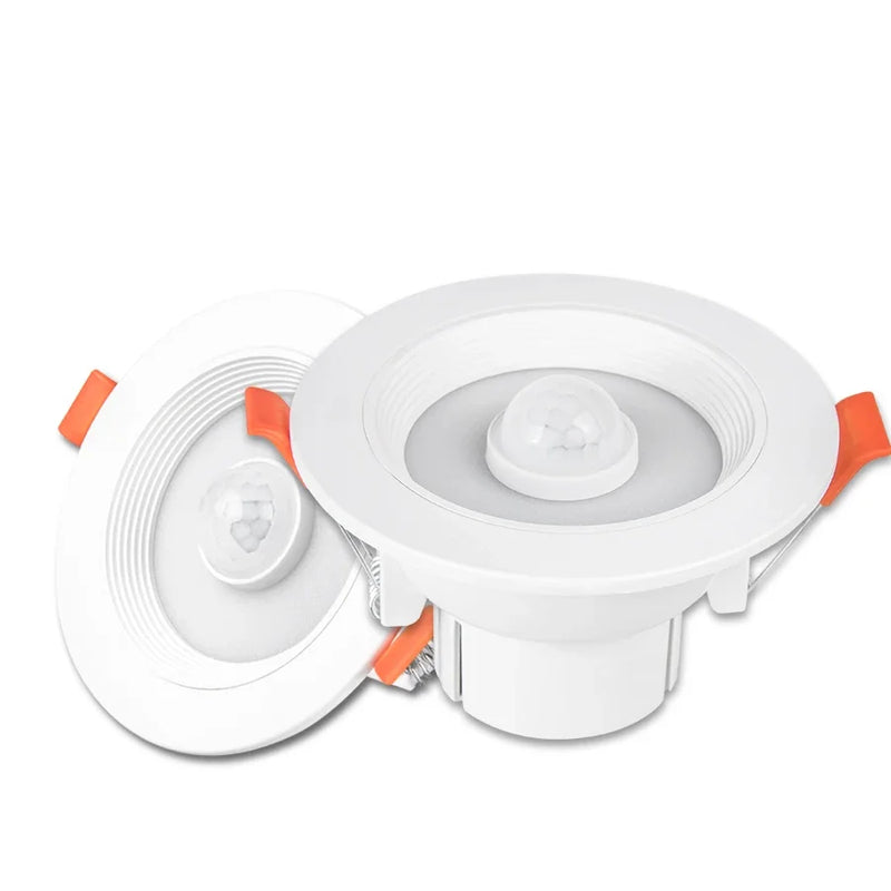 Sensor de LED Equipado Com Sensor de Movimento, Lâmpada Quarto, Cozinha Interna Para Banheiro, Escada e Corredores, 5W, 10W, 85-265V